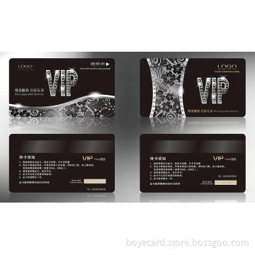 Elegant Drawbench Silver Proximity Membership Card